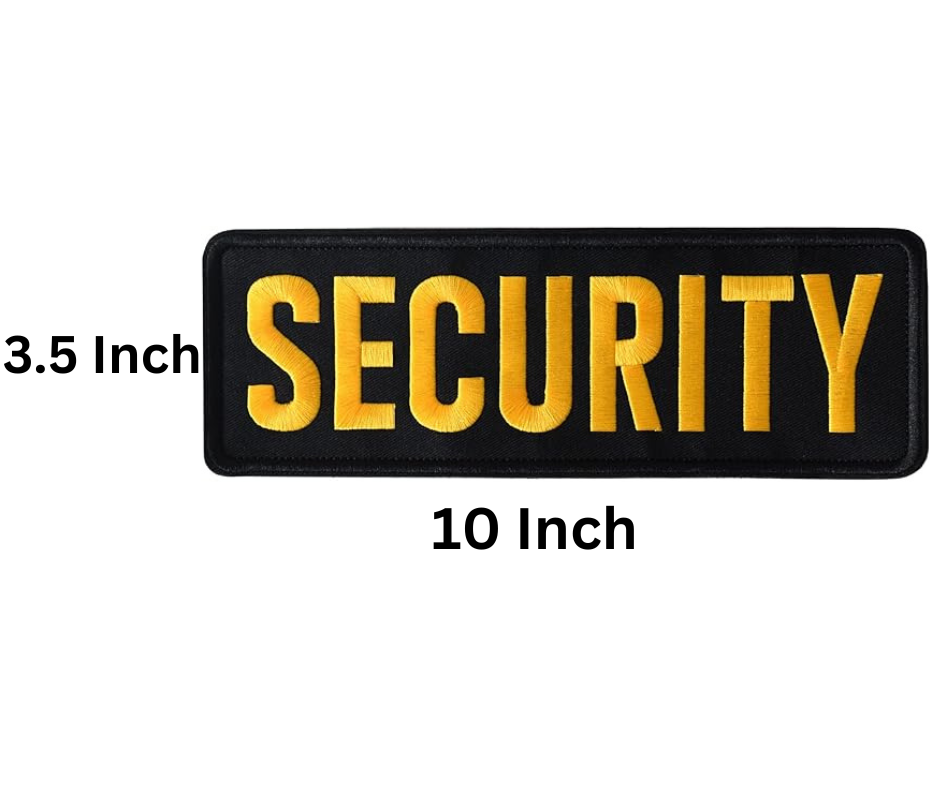 Security Patches 10"x 3.5".