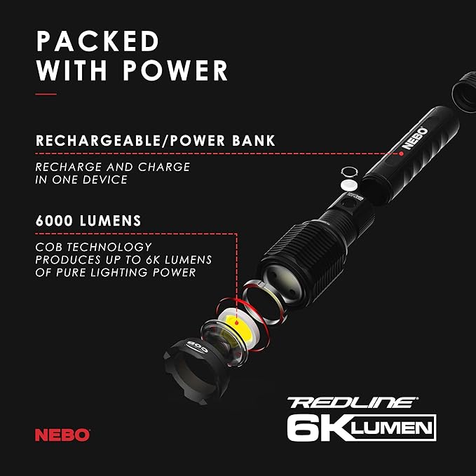 Nebo Redline 6k lumen