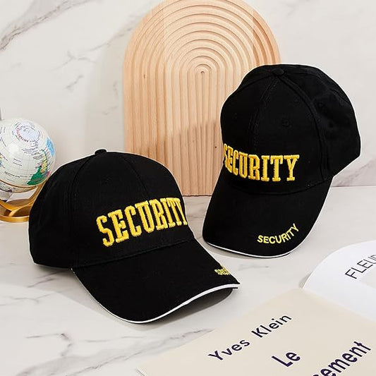 First Class GOLD Security Hat Embroidered Cotton