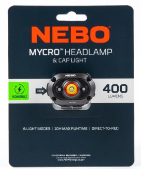 Nebo Micro Head light & Cap light